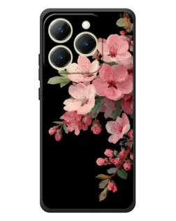 Чехол для Realme 15T с картинкой «Розовая ветка сакуры»