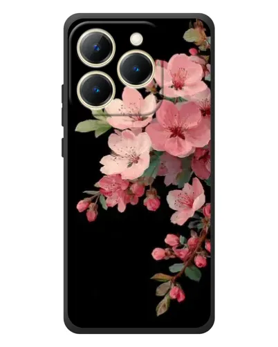Чехол для Realme 15T с картинкой «Розовая ветка сакуры»