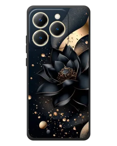 Чехол для Realme 15T с картинкой «Черный лотос»