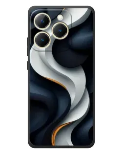 Чохол для Realme 15T з картинкою «Об'ємні чорно-білі стрічки» Чохол для Realme 15T з картинкою «Об'ємні чорно-білі стрічки»