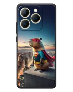 Чехол для Realme 15T с картинкой «Капи-мен супергерой»