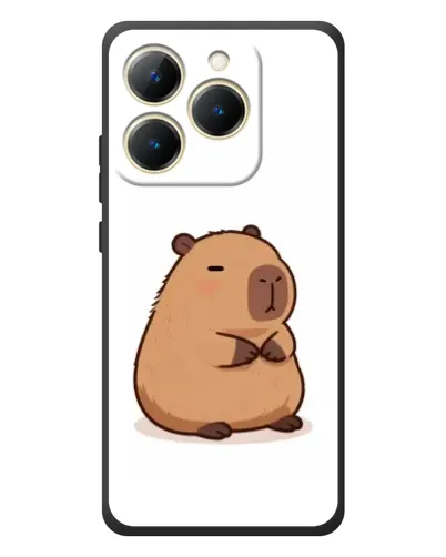 Чехол для Realme 15T с картинкой «Толстенькая капибара»