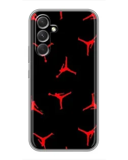 Чохол для Realme 15x з картинкою «Jordan Red Pattern»