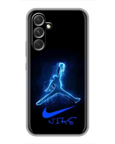 Чохол для Realme 15x з картинкою «Jordan Neon Blue»