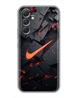 Чохол для Realme 15x з картинкою «Nike — ефект розломів»