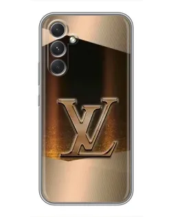 Чохол для Realme 15x з картинкою «LV — золоте сяйво»