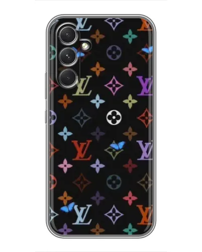 Чохол для Realme 15x з картинкою «Кольорова монограма LV»
