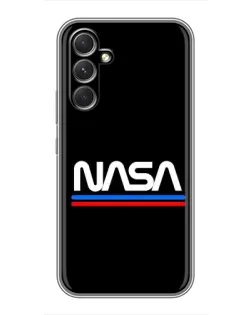 Чохол для Realme 15x з картинкою «NASA — класика Red Blue»