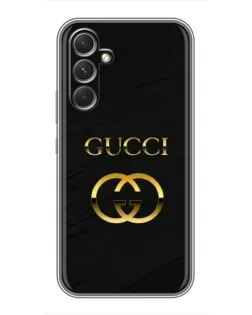 Чехол для Realme 15x с картинкой «Золотой логотип Gucci»