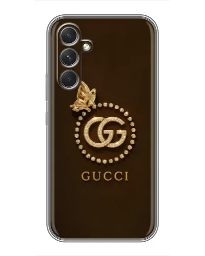 Чехол для Realme 15x с картинкой «Gucci — золотая бабочка»