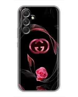 Чехол для Realme 15x с картинкой «Gucci — неоновая роза»