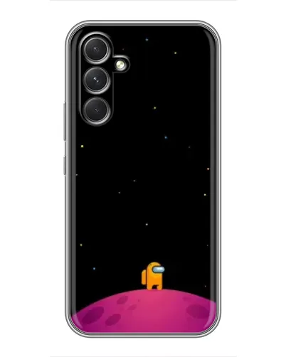 Чохол для Realme 15x з картинкою «Самотній герой на планеті»