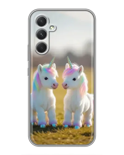 Чохол для Realme 15x з картинкою «Пара єдинорогів» Чохол для Realme 15x з картинкою «Пара єдинорогів»