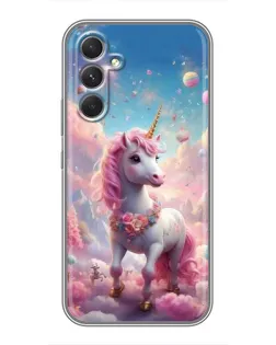 Чохол для Realme 15x з картинкою «Єдиноріг серед хмар»