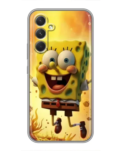 Чохол для Realme 15x з картинкою «Губка Боб стрибає» Чохол для Realme 15x з картинкою «Губка Боб стрибає»