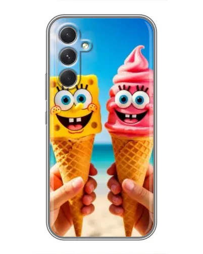 Чохол для Realme 15x з картинкою «Спанч Боб морозиво» Чохол для Realme 15x з картинкою «Спанч Боб морозиво»