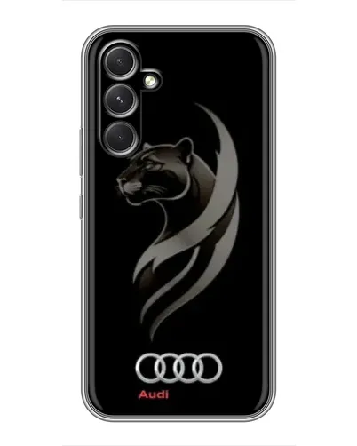 Чохол для Realme 15x з картинкою «Графіка — пантера та Audi» Чохол для Realme 15x з картинкою «Графіка — пантера та Audi»