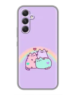 Чохол для Realme 15x з картинкою «Веселкові Пушини»