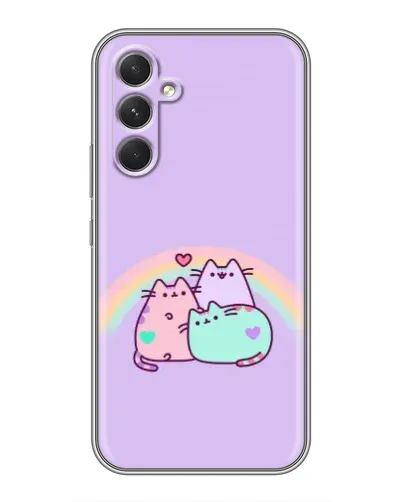 Чохол для Realme 15x з картинкою «Веселкові Пушини» Чохол для Realme 15x з картинкою «Веселкові Пушини»