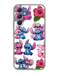 Чохол для Realme 15x з картинкою «Стікери Stitch та Angel»