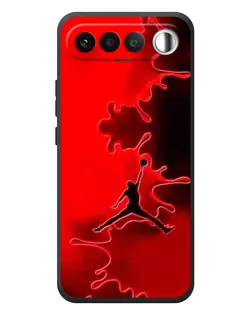 Чехол для RealMe 16 5G с картинкой «Jordan Red Smoke»