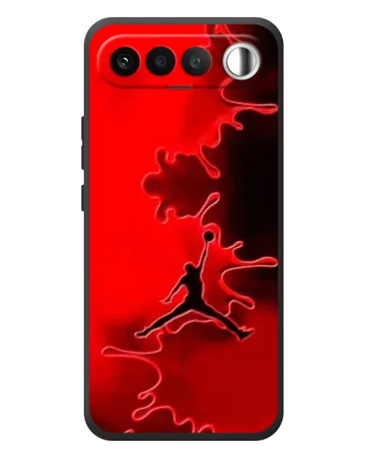 Чехол для RealMe 16 5G с картинкой «Jordan Red Smoke»