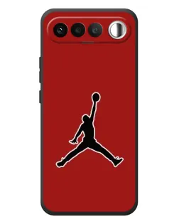 Чехол для RealMe 16 5G с картинкой «Jordan Red Back»