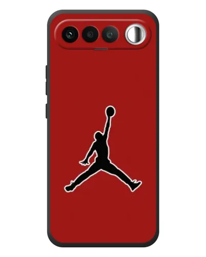 Чехол для RealMe 16 5G с картинкой «Jordan Red Back»