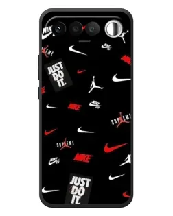 Чехол для RealMe 16 5G с картинкой «Nike Mix Pattern»