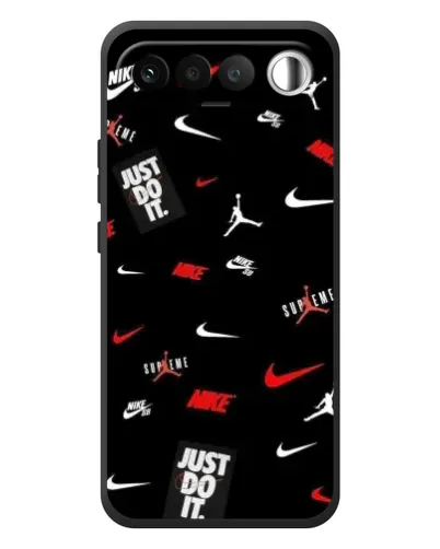 Чехол для RealMe 16 5G с картинкой «Nike Mix Pattern»