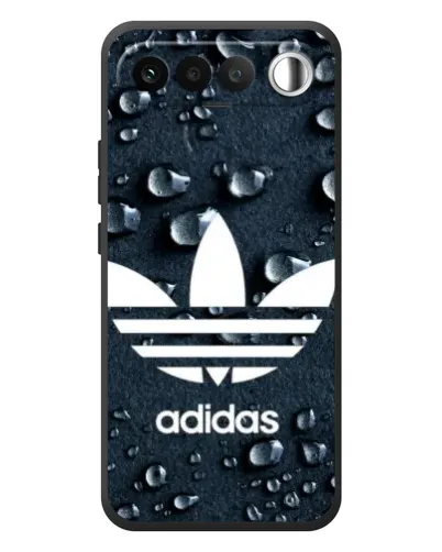Чехол для RealMe 16 5G с картинкой «Adidas Trefoil Blue»