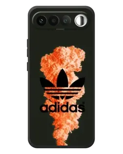 Чехол для RealMe 16 5G с картинкой «Оранжевый дым Adidas» Чехол для RealMe 16 5G с картинкой «Оранжевый дым Adidas»