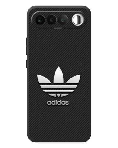 Чехол для RealMe 16 5G с картинкой «Adidas Карбоновая текстура»
