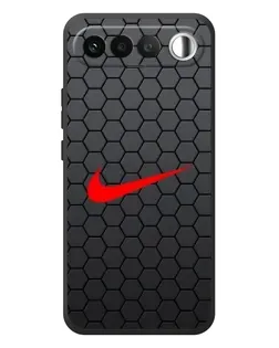 Чехол для RealMe 16 5G с картинкой «Nike — карбоновая сетка»