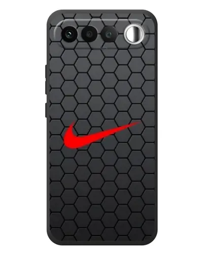 Чехол для RealMe 16 5G с картинкой «Nike — карбоновая сетка»