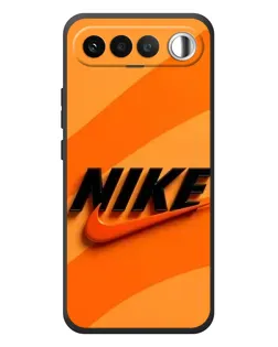 Чехол для RealMe 16 5G с картинкой «Оранжевый драйв Nike»