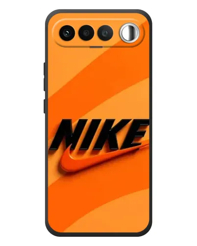 Чехол для RealMe 16 5G с картинкой «Оранжевый драйв Nike»