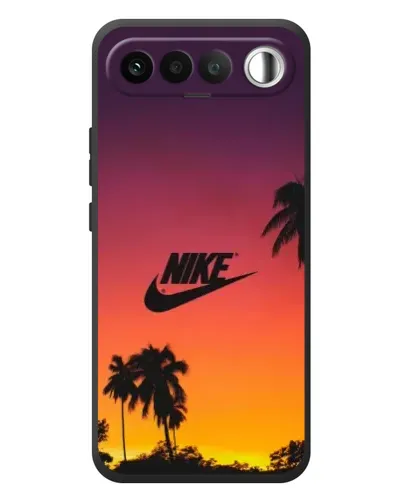 Чехол для RealMe 16 5G с картинкой «Nike на закате солнца»