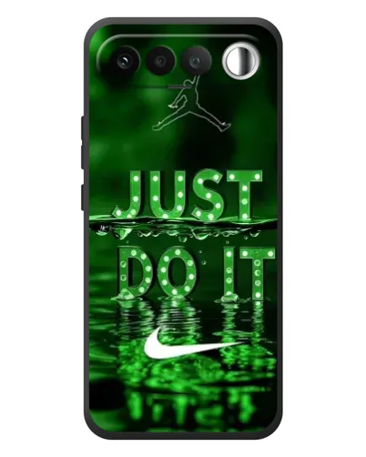 Чехол для RealMe 16 5G с картинкой «Зеленый неоновый Nike»