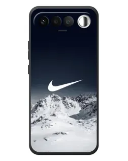 Чехол для RealMe 16 5G с картинкой «Nike — зимние горы»