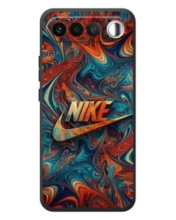 Чехол для RealMe 16 5G с картинкой «Nike в абстракции»