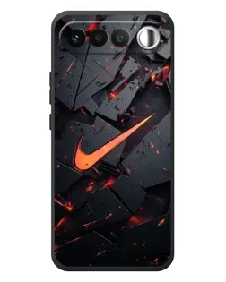 Чехол для RealMe 16 5G с картинкой «Nike — эффект разломов»