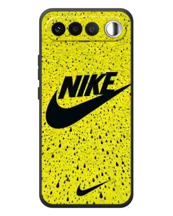 Чехол для RealMe 16 5G с картинкой «Желтый текстурный Nike»