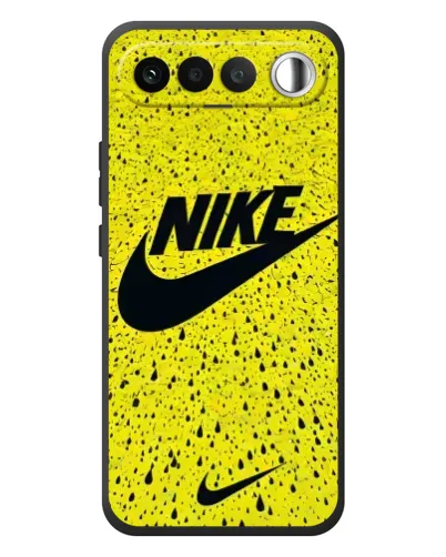 Чехол для RealMe 16 5G с картинкой «Желтый текстурный Nike»