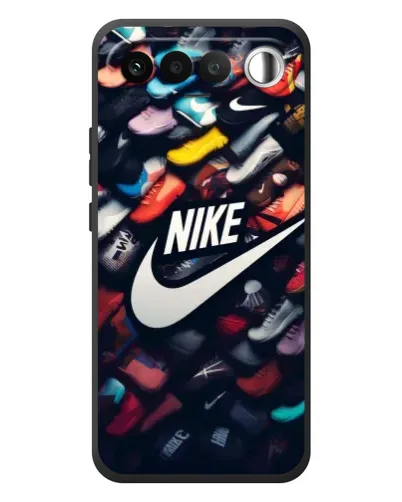 Чехол для RealMe 16 5G с картинкой «Коллекция кроссовок Nike»