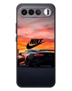Чехол для RealMe 16 5G с картинкой «Nike и суперкар»