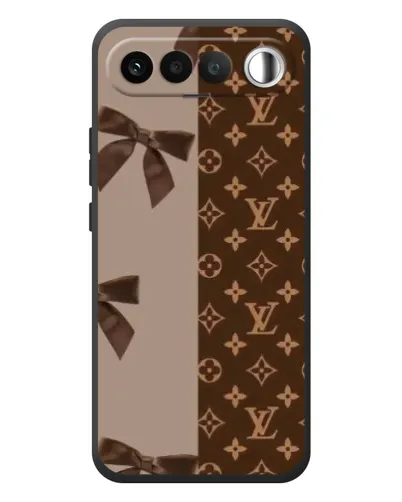 Чехол для RealMe 16 5G с картинкой «Louis Vuitton — банты»