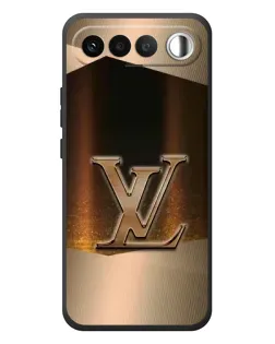 Чехол для RealMe 16 5G с картинкой «LV — золотое сияние»