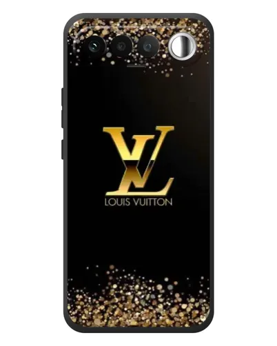 Чехол для RealMe 16 5G с картинкой «LV — золотые искры»