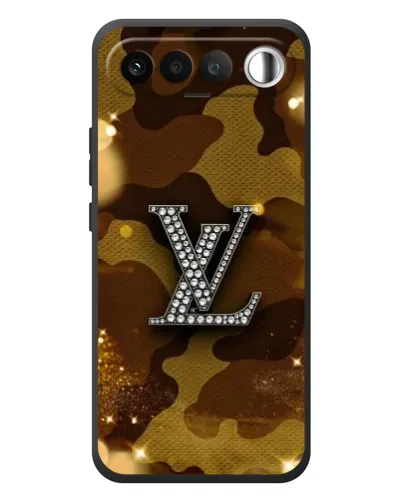 Чехол для RealMe 16 5G с картинкой «Камуфляжный Louis Vuitton»